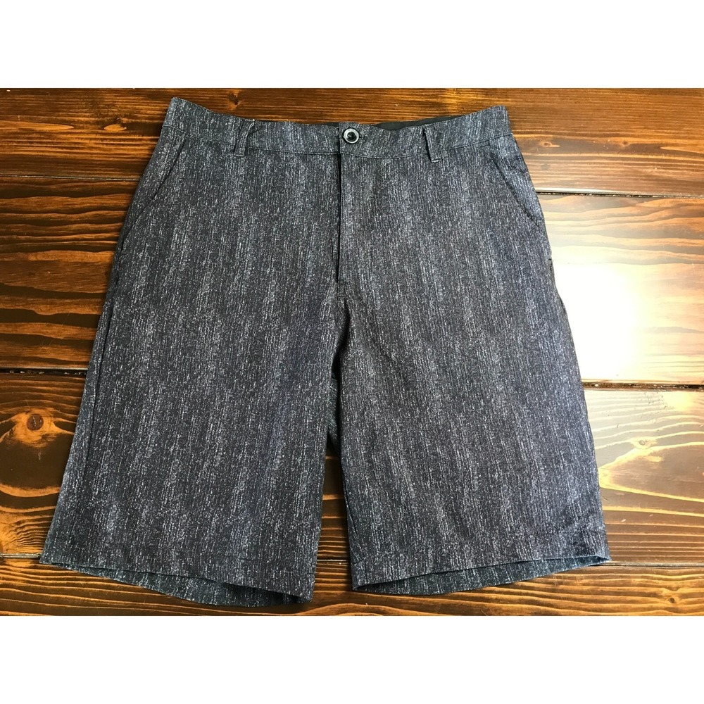 Blue Gear Shorts, Men's Size 32, Dark Gray, Casual, Flat Front